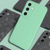Мягкий матовый чехол для телефона Samsung S25 Ultra S24 Plus S23 S22, внутри фланелевый противоударный чехол-бампер из жидкого силикона