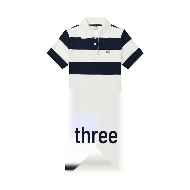 HAZZYS Women's PHIZ Series Color-block Stripe Polo Dress