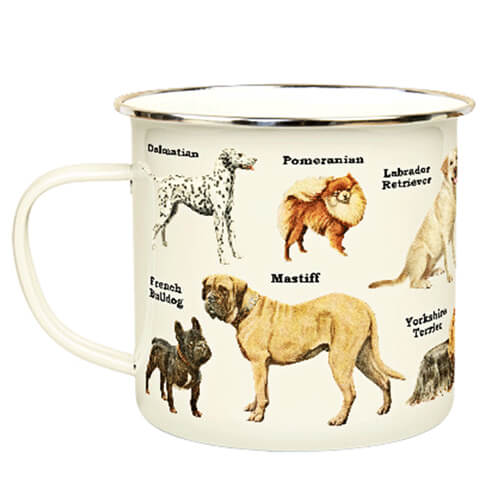 Подарочная эмалированная кружка Republic 500 мл (Собаки)