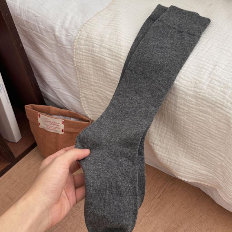 Женские осенне-зимние ретро-шоу тонкие бесшовные носки до колена