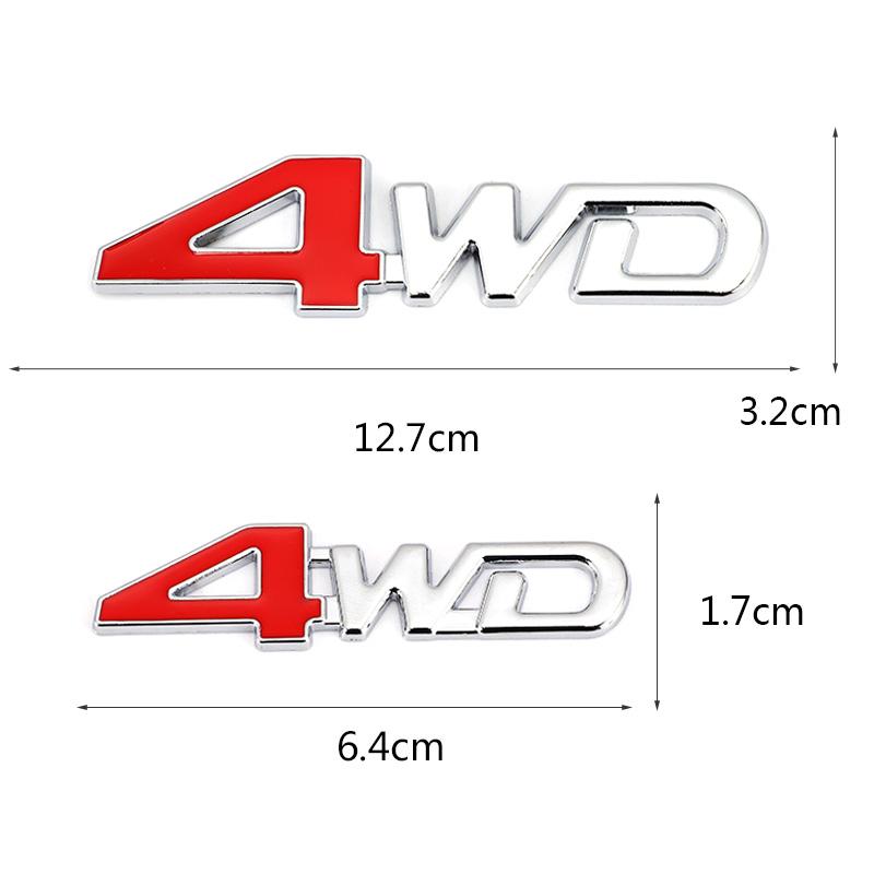 4X4 4WD логотип автомобиля наклейка отделка передней решетки капота эмблема значок наклейки