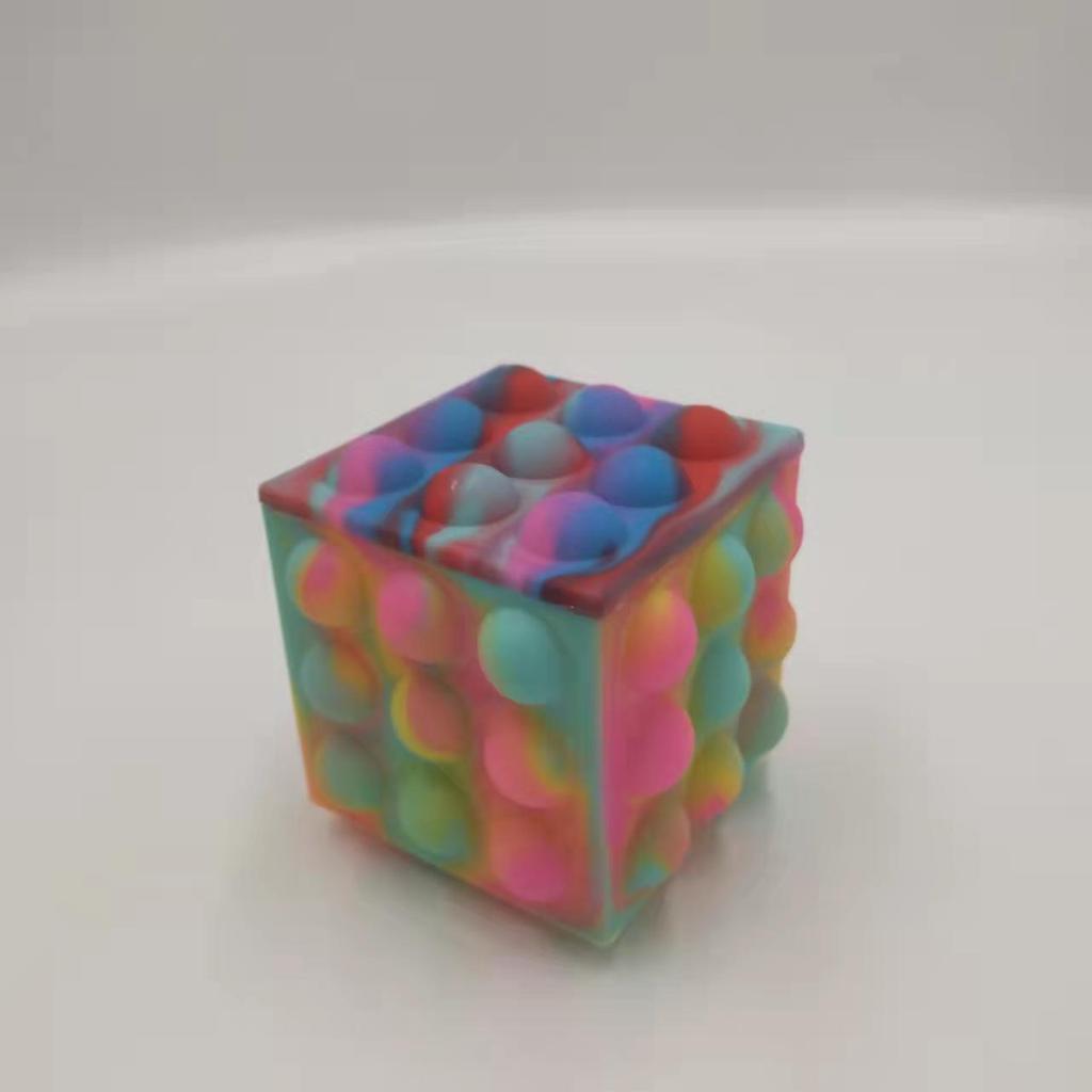 Новый силиконовый мячик-антистресс для пальцев, pop fidget bubble ball pop it игрушка