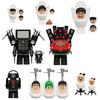 Kdl821 Kdl822 Toilet Man Building Block Small Particle Tv Man Toy Bag