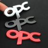 3D Металлический Логотип OPC Значок Решетки Радиатора Автомобиля Задняя Наклейка Для Opel Astra G H J K Corsa D Zafira B Insignia Mokka Regal АксессуарыP10