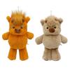 TreasuringU New 35cm/45cm Highland Cattle Plush Toy Cute Brown Cow Stuffed Doll Animals Plushie Home Decoration Birthday Gift