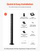 Cable Railing Post 36x2x2 In with 30° Angled Holes 1JZLGZXHS914YIVIS001V0