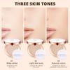 O.TWO.O Face Setting Powder Cushion Compact Powder Oil-Control 3 Colors Matte Smooth Finish Concealer Makeup Pressed Powder