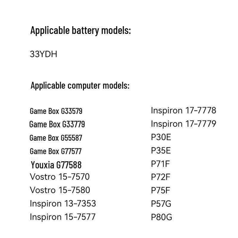 llano Аккумулятор для ноутбука Dell 33YDH