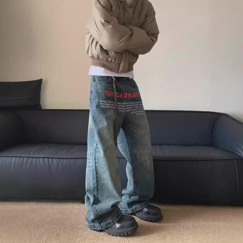 Мужские брюки прямого кроя камуфляжные рабочие - стиль для отдыха на природе