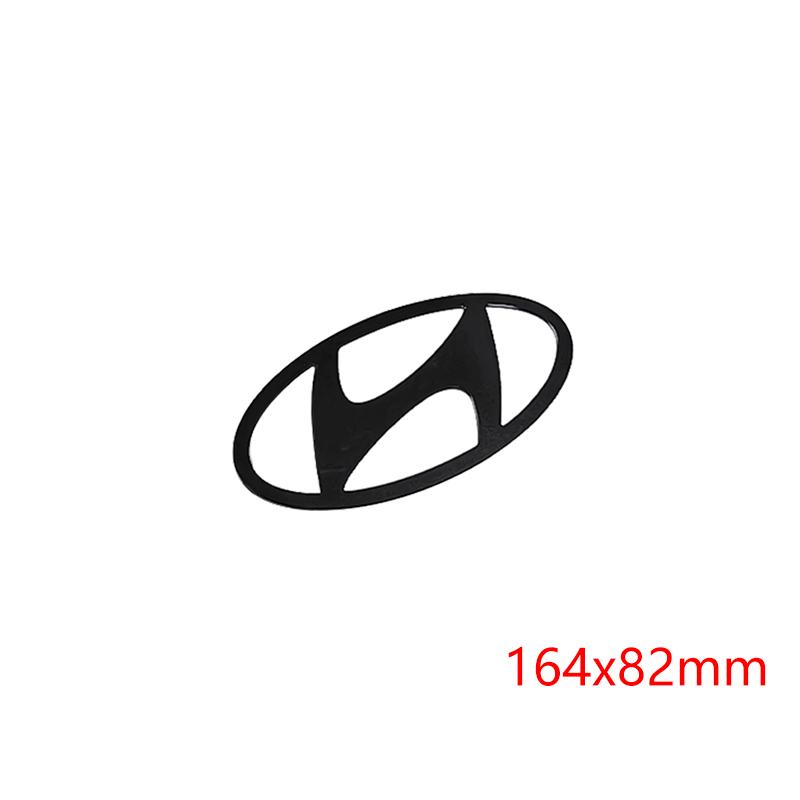 Aluminum Alloy Car Rear Front Emblem for Hyundai Logo Elantra Sonata Trunk Letter Badge Sticker Auto Exterior Accessories AD1