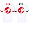 Thundercats White Ringer T-shirt Logo Classic Men's Funny Novelty Tee Top