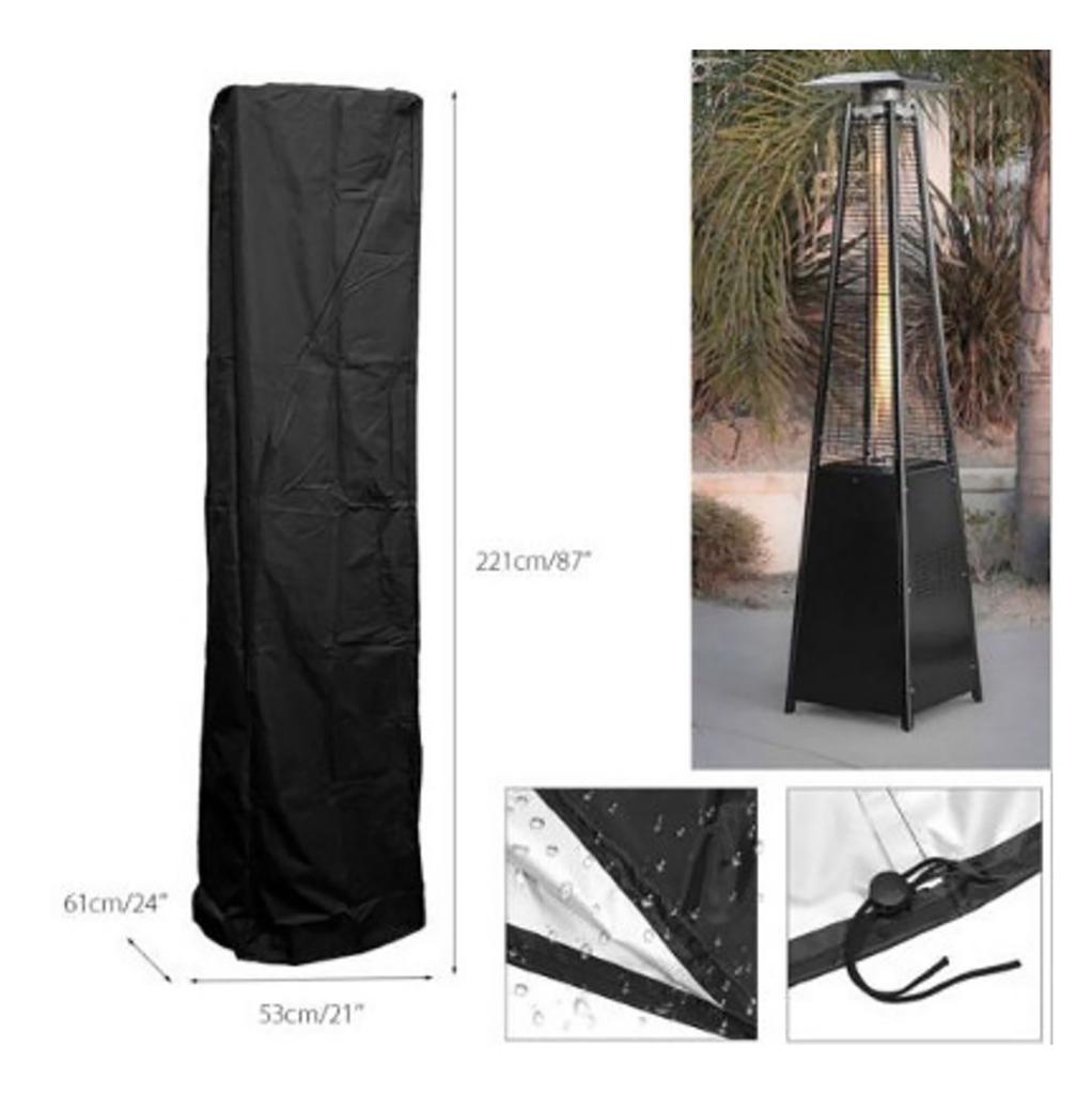 Outdoor Heater Dirty Cover Waterproof Cover Square Waterproof Cover Black