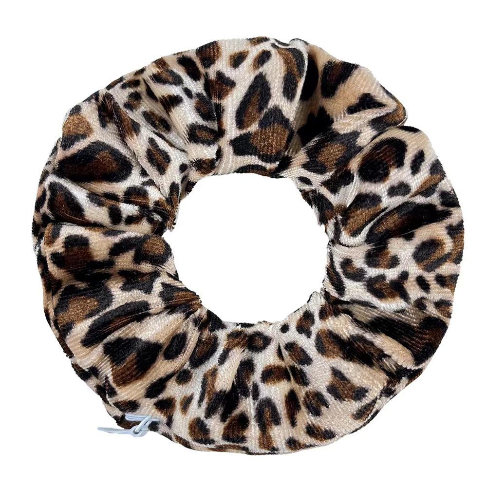 Anti-Theft Scrunchie with Hidden Pocket Elastic Hair Band Trendy Ponytail Holder  Women Girls