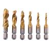 HSS Screw Thread Bit Tap Drill Bits Hex Shank Titanium Plated Tap Drill Bit Shank Tap Drill Bits