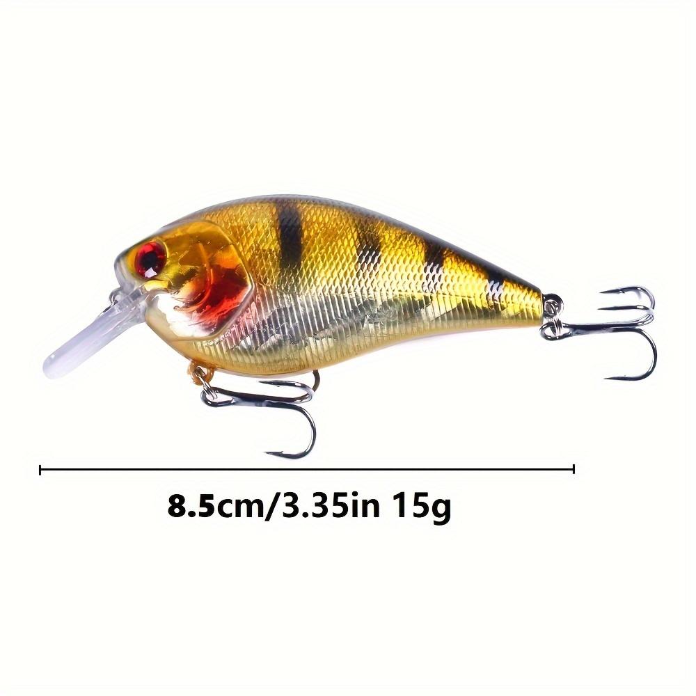 6pcs Artificial Wobbler Shallow Diving Crankbait - Catch More Bass & Pike with Hard Bait Fishing Lure!