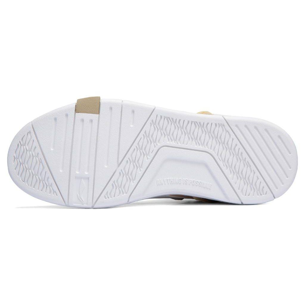 Li Ning Wave Износостойкие нескользящие кроссовки для скейтборда средней высоты Женские AGCS152-1