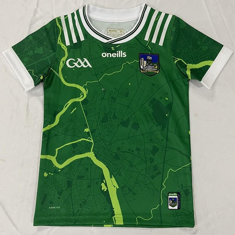 Kids Rugby Jersey Sport Top Boys GAA Team Uniform Lightweight Breathable Synthetic Fabric