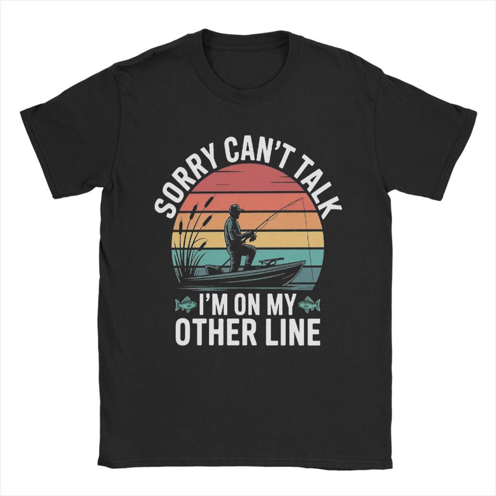 Sorry Cant Talk Im On My Other Line Merch Unisex T Shirt Cotton Tee Graphic Print Tops Tshirt