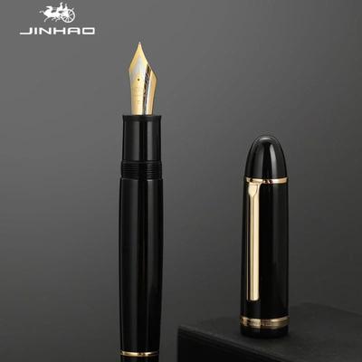 Перьевая ручка Jinhao 159 Металлический F-перо Ретро Школьные принадлежности Прочные перьевые ручки Роскошные ручки Офисные гаджеты Письмо Подарки
