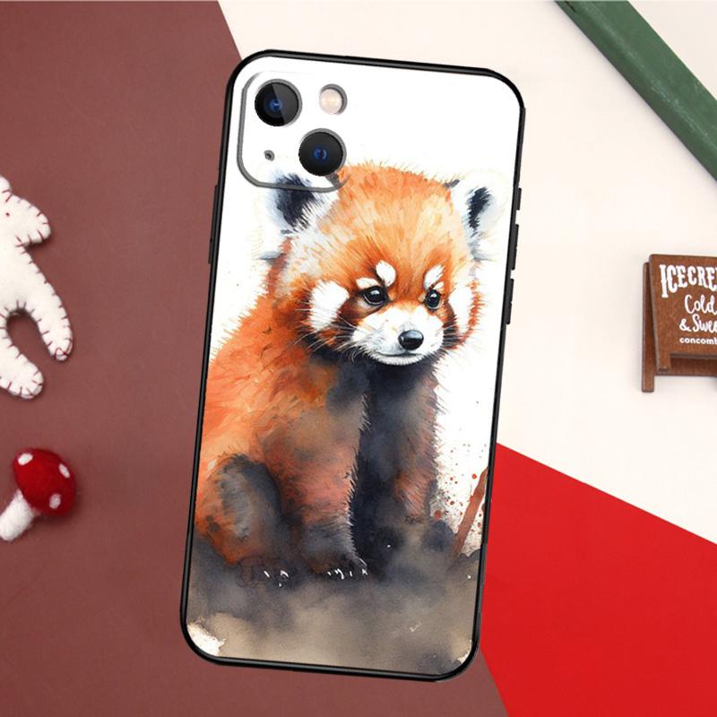 Red Panda Phone Case For iPhone 16 15 14 13 12 Mini 11 Pro Max X XR XS Plus Bumper Back Cover