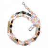 Natural Crystal Smoky Quartz Aventurine Gemstone Beads Necklace 17" UB-4419 UB-4419