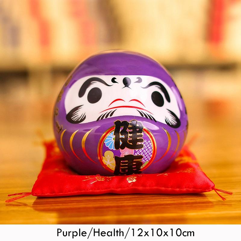 4,5 дюйма Манеки Неко Дарума Украшение Керамическая Статуэтка Кошки Фортуны Домашний Декоративный Подарок Фэн-шуй Копилка