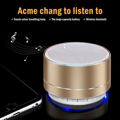 Мини беспроводная колонка Bluetooth-совместимая Металлическая басовая коробка IP67 Водонепроницаемая громкоговоритель Портативные колонки для путешествий
