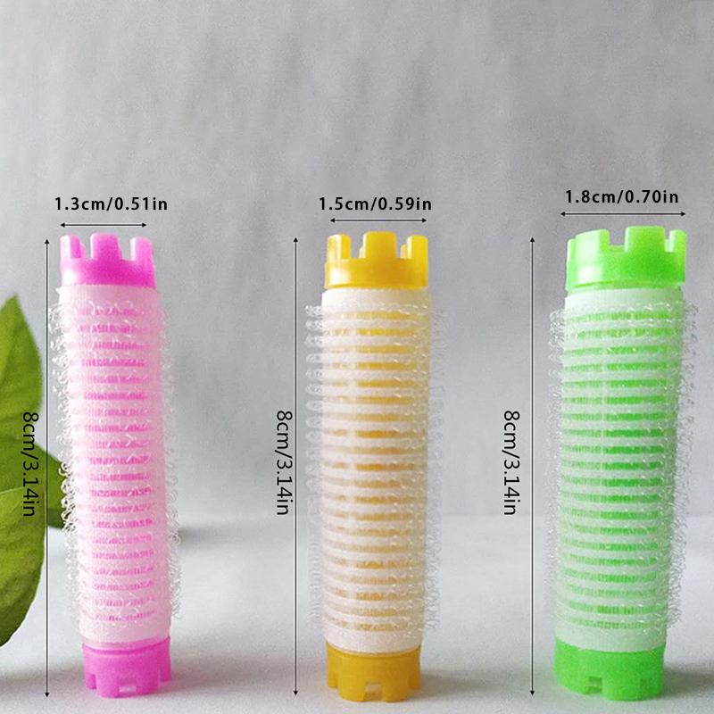 10 шт., набор пушистых бигуди для корней волос, набор стержней для химической завивки, бигуди с воздушной бахромой и челкой