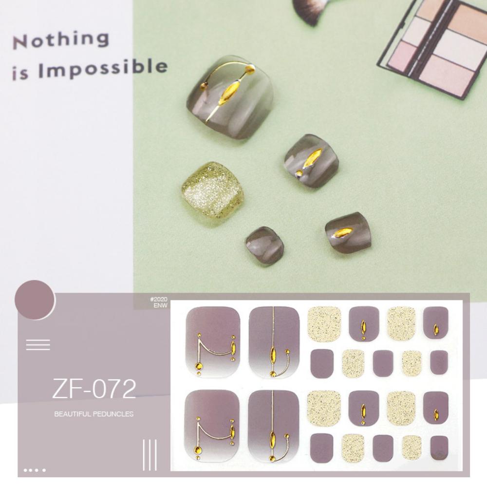 Наклейка для ногтей на ногах трехмерная 3D имитация страза наклейка для ногтей на ногах водостойкая наклейка для ногтей на ногах полная наклейка