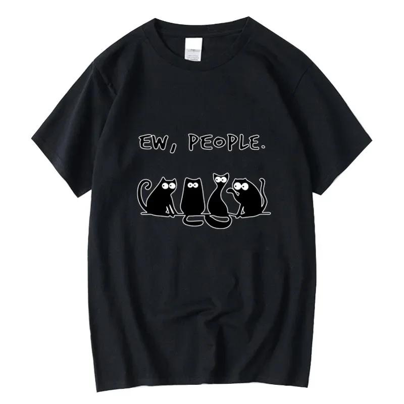 Mens Tshirt High Quality Cotton Blend Funny Cool Cat Printed Summer Casual Loose Cool T Shirt Oneck Male Tshirt Tops