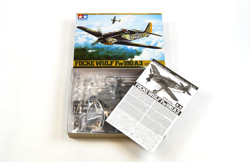 Tamiya Masterpiece Aircraft Series 37 German Air Force Fw190 Plastic Model Kit 61037 1/48 No. Focke-Wulf A-3