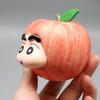 New Crayon Shin-chan Fruit Series Cos Apple Tangerine Gk Anime Figure Ornaments Collection Gift Model Ornaments