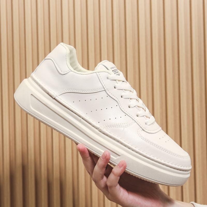 Spring and Autumn New Breathable Little White Shoes Quality Men's Shoes Versatile Casual Board Shoes Korean Version Trendy Low-top Shoes