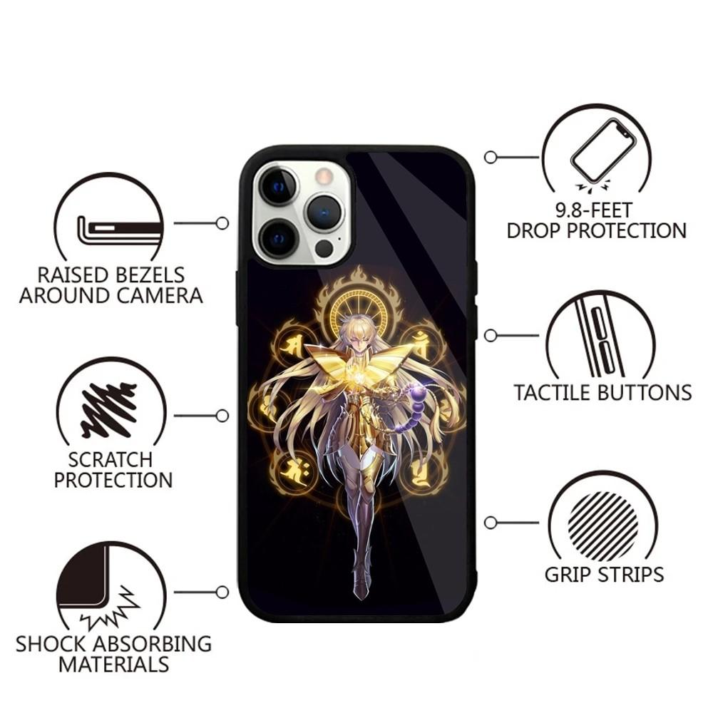S-Saint Seiya Knights Zodiac Phone Case For iPhone 16,15,14,13,12,11,Plus,Pro,Max,Mini Magsafe Magnetic Wireless Charging