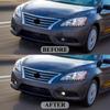 Светодиодные противотуманные фары для Nissan Sylphy Sentra Bluebird 2013 2014 2015 дневные ходовые огни передний бампер аксессуары для вождения автомобиля 12 В