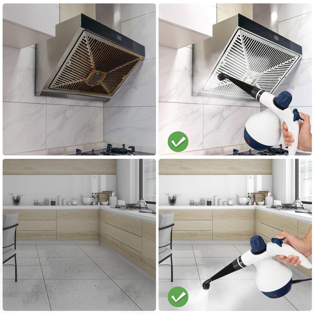 9 шт., 3,5 бар, многоцелевой ручной электрический пароочиститель с аксессуарами для дома, дивана, пятен, ковров, штор, автомобильных сидений, 1050 Вт