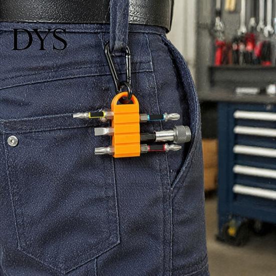 Portable Drill Bit Holder 3D Printed Holder, Screwdriver Bits Organizer with Multi-Slots Multi-Slots, Heavy Duty Power Tool Accessories Storage