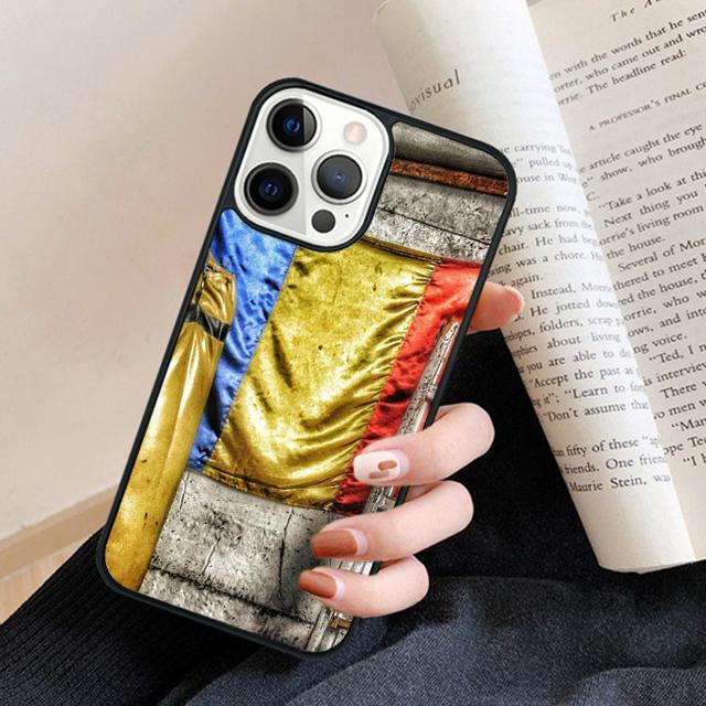 Чехол для телефона с флагом Румынии для iPhone 16 15 14 plus XS XR 11 12 mini 13 pro max coque Shell Fundas