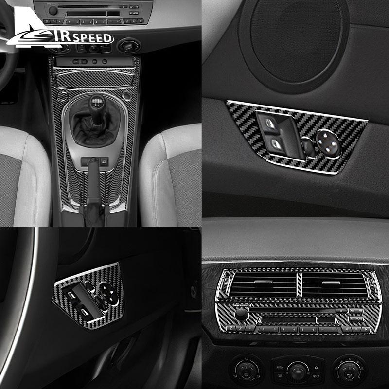 Carbon Fiber Style Gear Shift Collar for BMW Z4 E85 E86 2003-2008 Interior Accessory