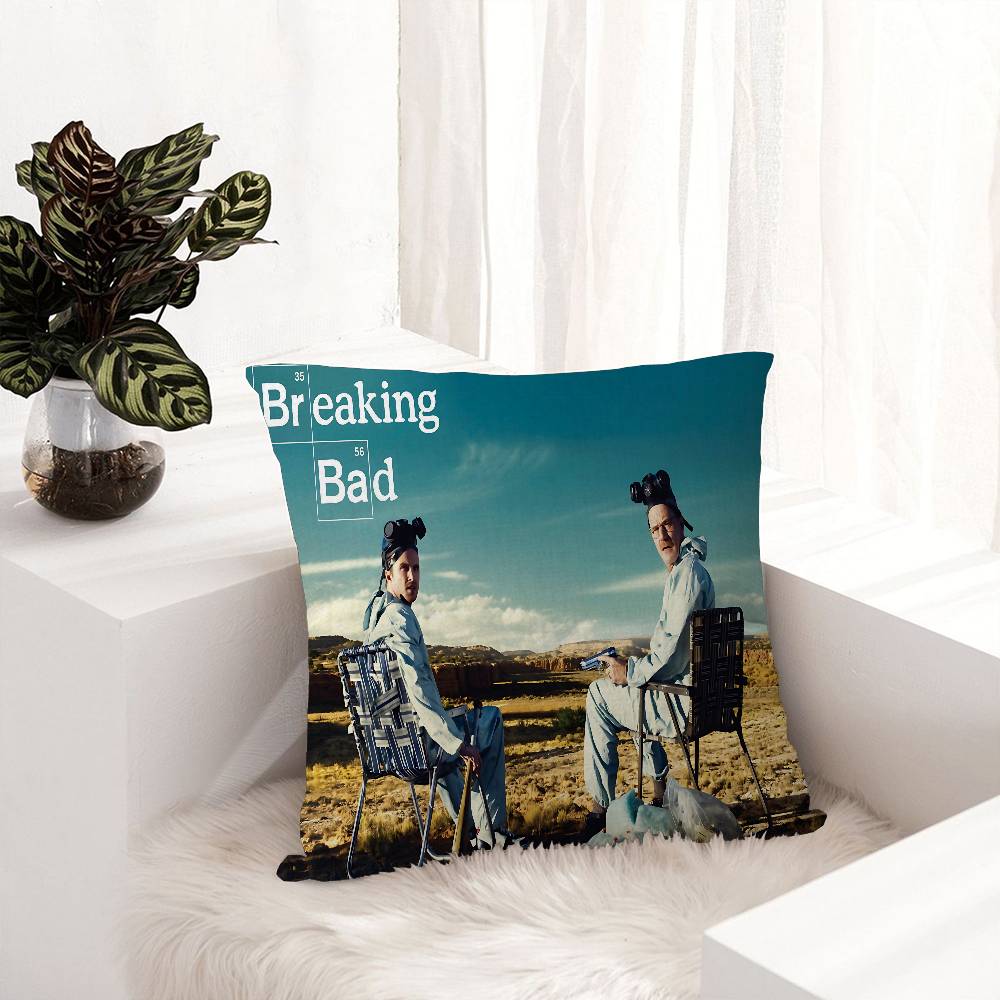 Tv Series B-Breaking Bad Pillow Gift Home Office Decoration Pillow Bedroom Sofa Car Cushion Coverpillow Case