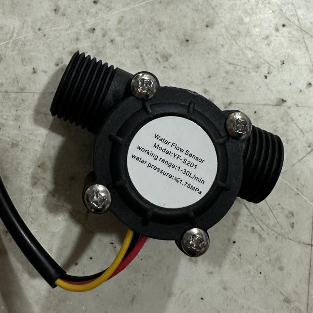 YF-S201 Water Flow Sensor 1.75MPa Hall Liquid Water Flow Sensor DC 5-18V 1/2 Inch Flowmeter Counter Fluid Meter Counter