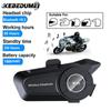 1800mAh Motorcycle Helmet Bluetooth Headset Waterproof Voice Assistant Moto Earphone Motorbike Hands Free Wireless Headphone Y50 Communicator