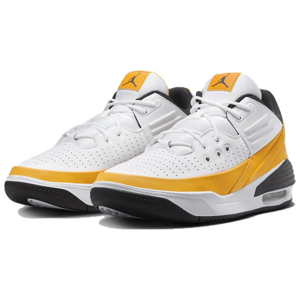 Jordan Max Aura 5 Белые Желтые Охровые Мужские Кроссовки Черные DZ4353-701