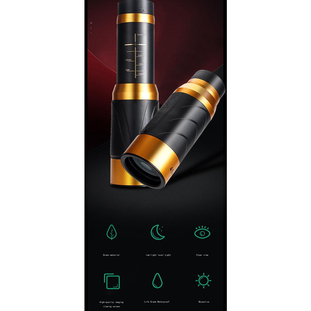 Portable Waterproof Sight with Adjustable Tripod Universal for Smart Phone Adapter for Shooting Bird Watching Hunting