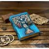 Blank Spell Book Of Shadows Journal With Lock Clasp Prop Handmade Leather Diary