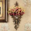 Европейская гостиная настенные подвесные цветочные горшки настенные украшения домашняя веранда цветочные подвески винтажные вазы с искусственными цветами