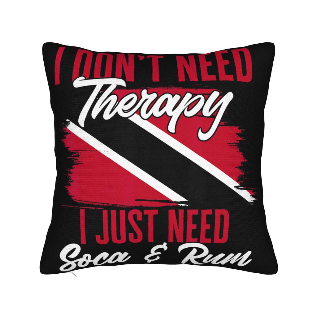 Decorative Pillow Cover Trinidad and Tobago Flag Football Merch Bedroom Pillow Case Cover Square Multiple Sizes