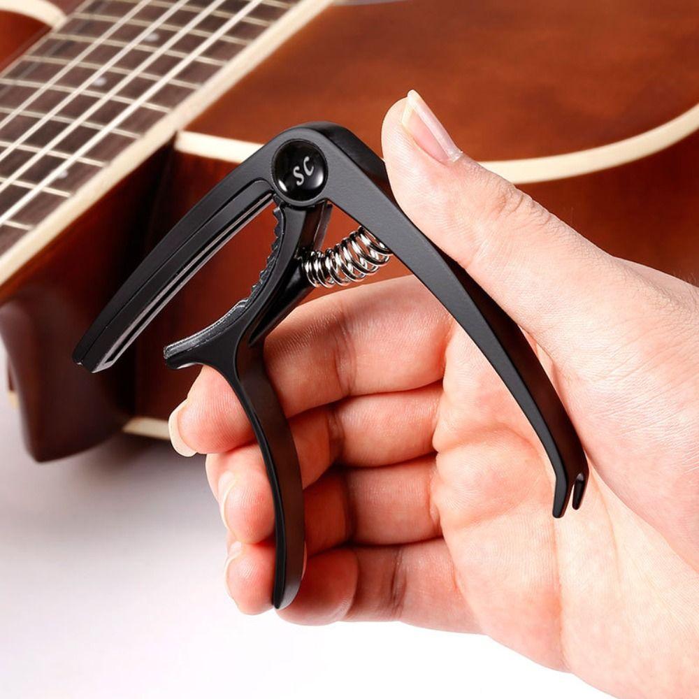 Electric Guitar Tuning Clamp Tone Adjust Key Trigger Capo Guitar Clamp Guitar Tuner Guitar Capo