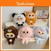 Cute Babythree Elephant Fox Panda Rabbit  Animal Costume Cartoon Plush Backpack