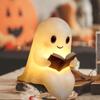 Радость Книголюба Милый Призрак Лампа для Чтения для Ночей Хэллоуина и Учебных Сессий Настольная Лампа